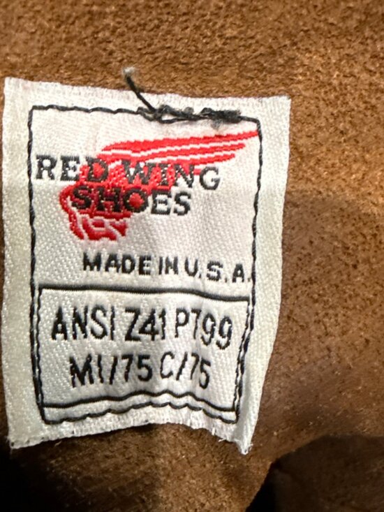 Vintage Red Wing Iron Ranger Boots 2233 US: 8.5 E2 Genuine Leather Steel Toe